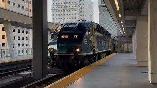 Thumbnail: 1-car Tri-Rail arrives in Downtown Miami Brightline station
