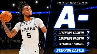 Thumbnail: Stephon Castle PROGRESS REPORT CAPSULE 📑💊 | San Antonio Spurs Development | Data Specialist 