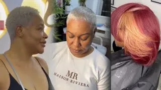 Thumbnail: 21 Youthful Short Natural Haircuts for Black Women Over 50