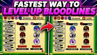 Thumbnail: FASTEST WAY TO LEVEL UP BLOODLINES IN SHINDO LIFE!