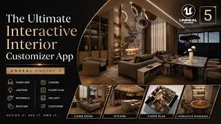 Thumbnail: The Ultimate Interactive Interior Customizer App (Unreal Engine 5)