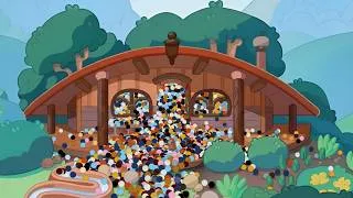Thumbnail: Bluey  - Watch What 100,000 Balls Do to the School!