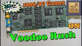Thumbnail: AMD K5-PR200 133 MHz - 3dfx Voodoo Rush running Games from 1996/1997!