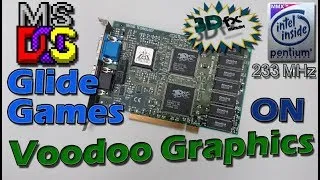 Thumbnail: Pentium MMX 233 - 3dfx Voodoo Graphics running MS-DOS Games with 3dfx Glide support!