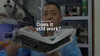 Thumbnail: GPU Bent In Half. Does It Work?