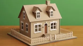 Thumbnail: 🚀 Amazing Cardboard House Build | Beautiful DIY Mini House