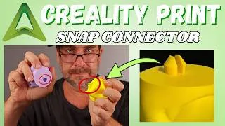 Thumbnail: CREALITY PRINT - TUTORIAL: Make a SNAP ON Connector