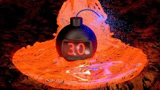 Thumbnail: 30 second Bomb Timer 💣 | Lava Flow | 3D Timer