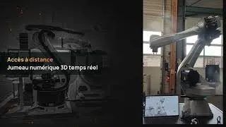 Thumbnail: Surveillance à distance et robotique CNC : VLM Robotics × 3dverse