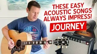 Thumbnail: 3 EASY Journey Songs Every Acoustic Guitarist Should Know 70s 80s Guitar Lesson