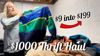 Thumbnail: Spending $1000 On Used Clothing From Thrift Haul
