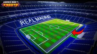 Thumbnail: How Real Madrid's Stadium works - Explained with Minecraft Create mod