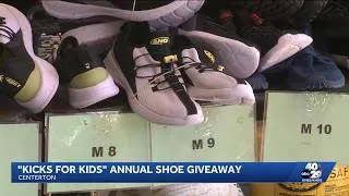 Thumbnail: Church, fire department, nonprofit team up for 'Kicks for Kids'