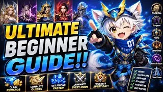 Thumbnail: IDLE FANTASY BEGINNER GUIDE – EVERYTHING YOU NEED TO KNOW TO PROGRESS FASTER!!