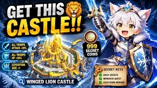 Thumbnail: HOW TO GET THE FIRST CASTLE SKIN IN FROST KINGDOM!! 🦁 999 SECRET COINS GUIDE!!
