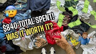 Thumbnail: BUYING MORE VINTAGE CLOTHES IN BULK 🤯 THIS RESELLER LET ME INTO HIS STORAGE UNIT TO CASH OUT 🤑😱