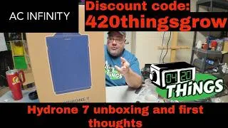 Thumbnail: AC Infinity HYDRONE 7 Unboxing and first thoughts +  AC infinity discount & promo code 202