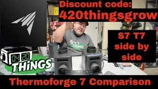 Thumbnail: AC INFINITY THERMOFORGE S7 and T7 side by side comparison. Plant Heaters 1000W