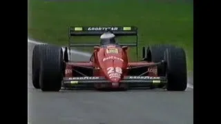Thumbnail: Berger takes to the grass at Hockenheim, 1988