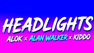 Thumbnail: Alok, Alan Walker - Headlights (Lyrics) ft. KIDDO | Official Lyric Video