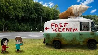 Thumbnail: Kids Get Free Ice Cream... But it's a Horror Flash Game