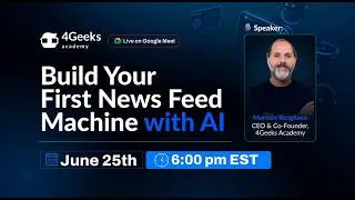 Thumbnail: Build Your First News Feed Machine with AI