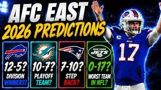 Thumbnail: Predicting Every AFC East Team's Record