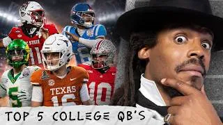 Thumbnail: Cam Newton DESTROYS Todd McShay's QB List...Here's CAM'S TOP 5 COLLEGE QB'S