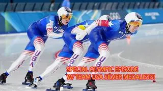 Thumbnail: Team USA Team Pursuit Speed Skating Silver Medalists talk Olympic Games, Anti-Doping, Reppin' USA!