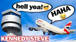 Thumbnail: The FUNNIEST Pilots and ATC - Kennedy Steve Edition!