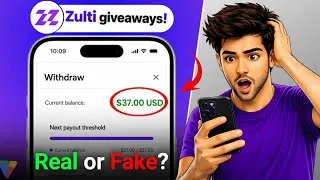 Thumbnail: I Tried Zulti app for Earning Money