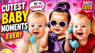 Thumbnail: Cutest Baby Papa Mamma talking Compilation || Cute baby papa talking 😍