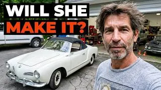 Thumbnail: Will it Run & Drive 40 Miles to the VW Show? 1960 Karmann Ghia convertible