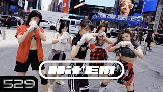 Thumbnail: [KPOP IN PUBLIC TIMES SQUARE] MEOVV(미야오) -‘Hit’em’ Dance Cover by 529 dance