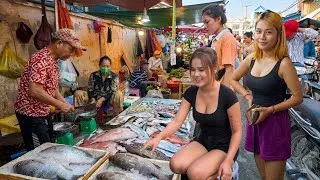 Thumbnail: Cambodia’s Hidden Local Market 🇰🇭 | Street Food & Authentic Walking Tour
