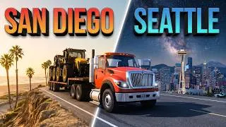 Thumbnail: Ats Long Delivery From San Diego to Seattle | American Truck Simulator