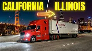 Thumbnail: Ats Long Delivery From San Francisco to Bloomington | American Truck Simulator