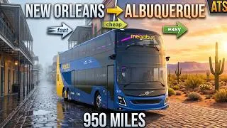Thumbnail: ATS Long Bus Trip From New Orleans to Albuquerque | American Truck Simulator
