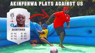Thumbnail: WE PLAYED AGAINST AKINFENWA IN A SLIP N SLIDE FOOTBALL TOURNAMENT! WORLD CUP 2026 EDITION 💦🏆