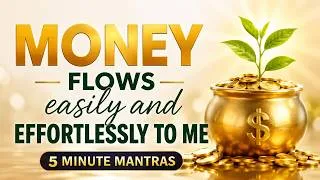 Thumbnail: Listen for 5 minutes and transform your Money Mindset - Money comes easily and effortlessly to me