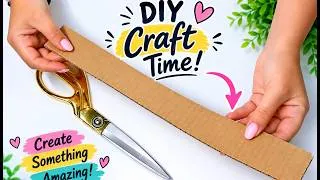 Thumbnail: ✨ Easy DIY Things To Make Out Of Cardboard | Easy DIY Organizer ✨