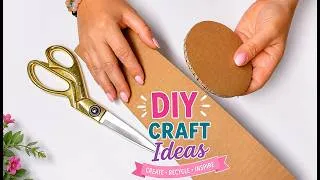 Thumbnail: ✨ Easy DIY Things To Make Out Of Cardboard | Easy DIY Organizer ✨