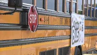Thumbnail: 'Fill the Bus' event collects school supplies for kids in River Valley