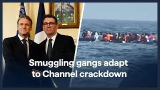 Thumbnail: People smuggling gangs resort to 'mega-dinghies' after running low on small boat supply | 5 News