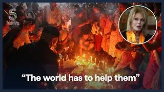Thumbnail: Nepal floods: Dame Joanna Lumley supports the community left reeling by ‘heartbreaking’ disaster