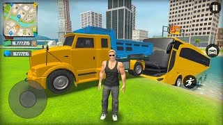 Thumbnail: Go to Town 6 Transportation Truck Bus Motorbike Dodge Challenger SRT Car and Helicopter Gameplay.