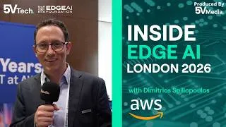 Thumbnail: Inside EDGE AI London 2026 with Dimitrios Sipiliolous, AWS