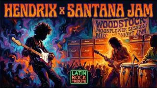 Thumbnail: Jimi Hendrix x Carlos Santana — The Woodstock Moonflower Session [Latin Rock Tribute]
