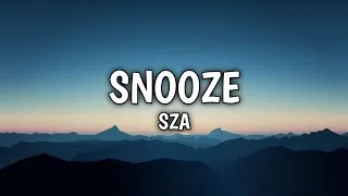 Thumbnail: Snooze - SZA (Lyrics) ft. Justin Bieber