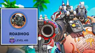 Thumbnail: What A Level 400 ROADHOG Looks Like... | Overwatch